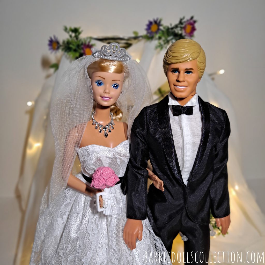 actie Definitief pakket Barbie and Ken Wedding Diorama | My Barbie Dolls Collection