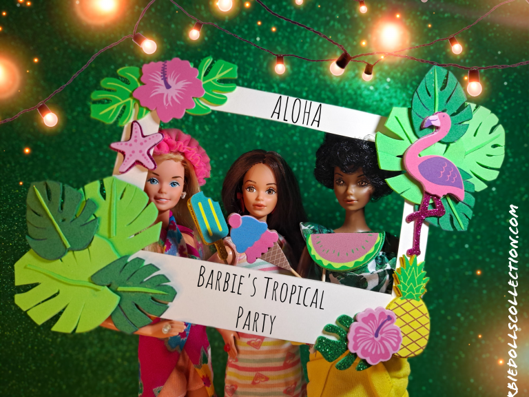 Barbie Tropical Photo Booth and Props | My Barbie Dolls Collection