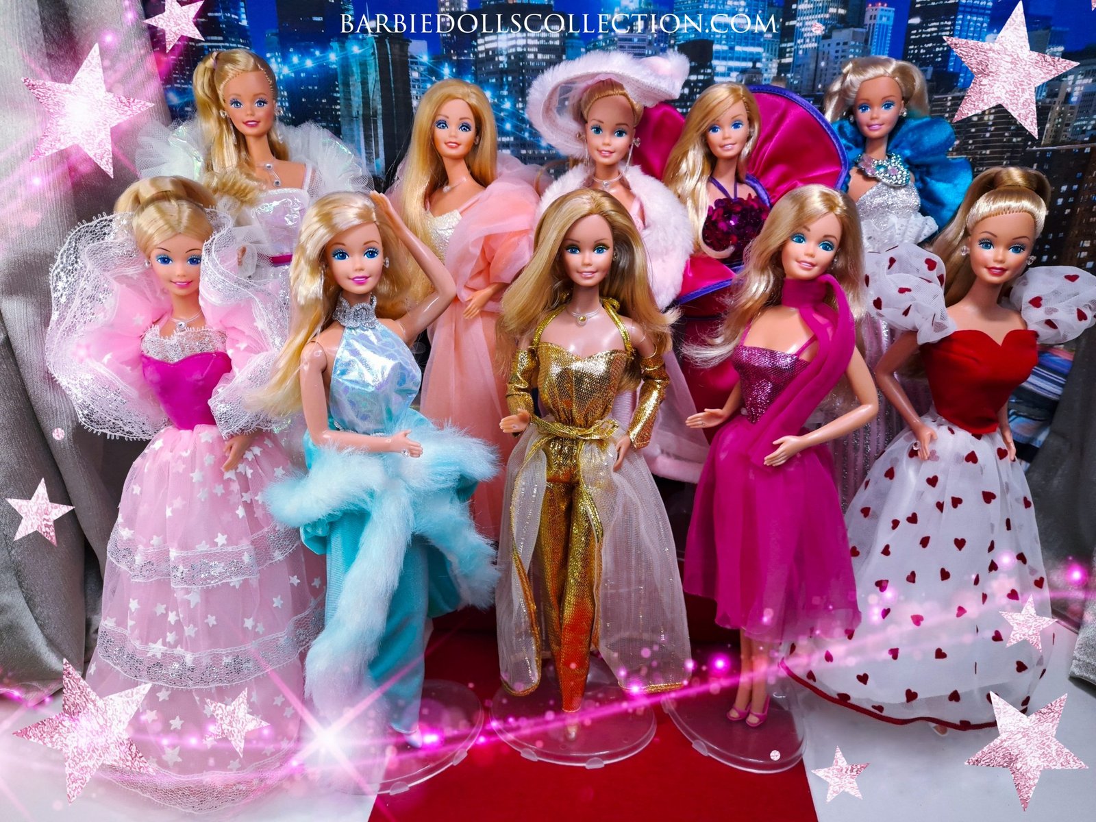 My 80 s Glamorous Barbies Barbie Dolls Collection My 80 s Glamorous Barbies Barbie Dolls Collection