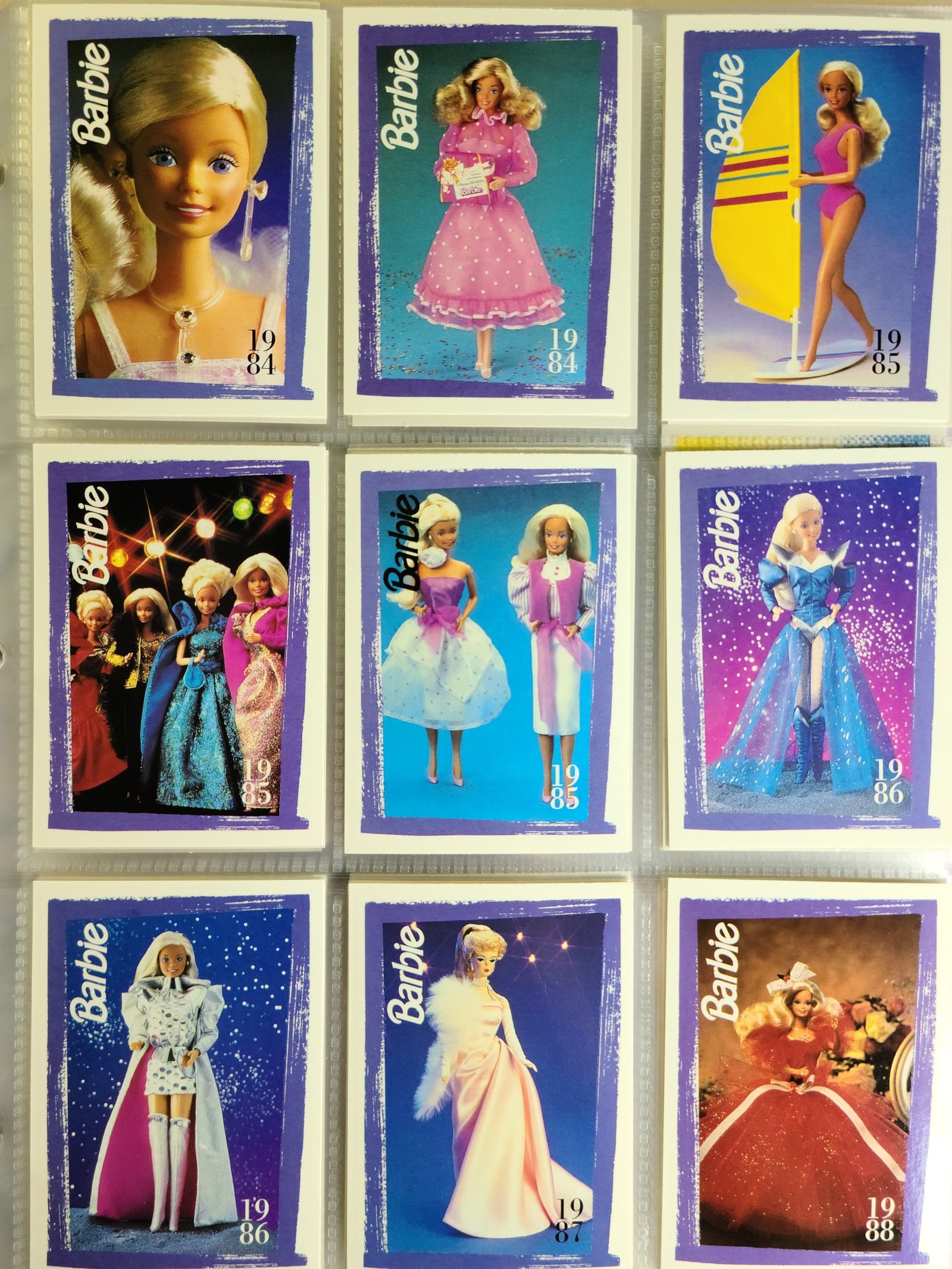 thumbnail interactive-video image 1 of Barbie Collector Trading Cards Series 1 – Factory Sealed Box (24 Packets, 240 Cards) FAST SHIP 1 of 6