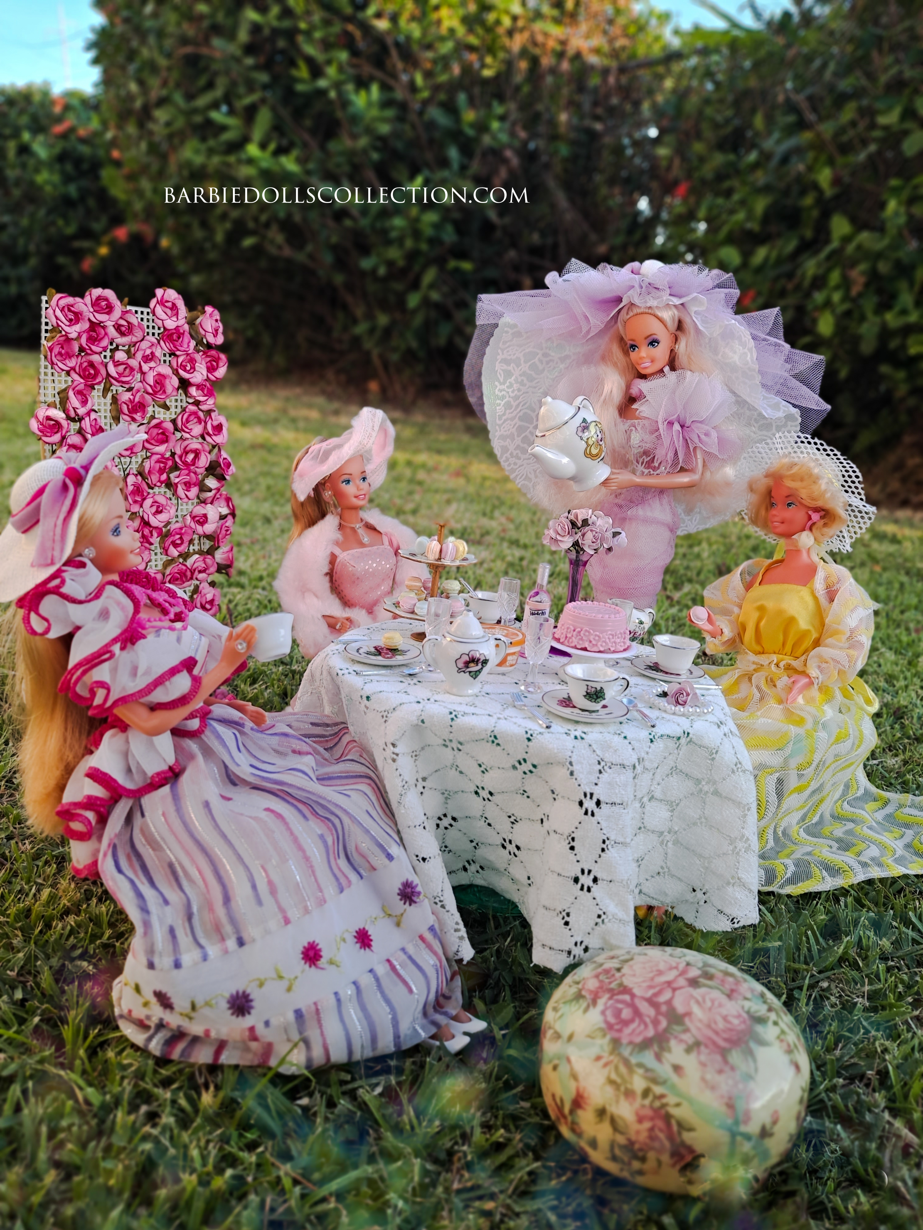 Barbie Tea Party Diorama