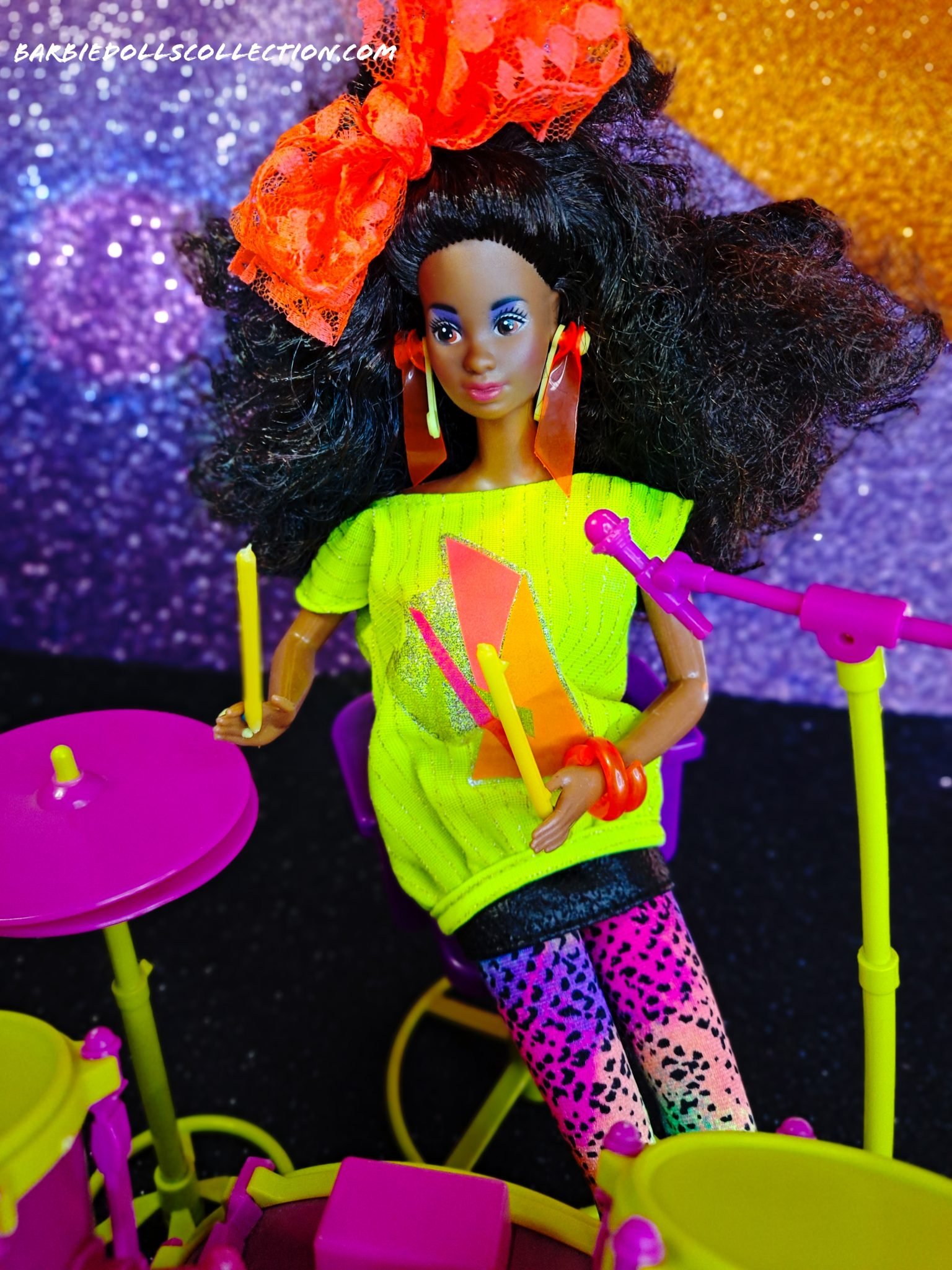 Barbie Rockstars 1985 Rockers Dee Dee Doll (1141) Philippin (D'occasion Barbie Rockstars 1985 Rockers Dee Dee Doll (1141) Philippin (D'occasion