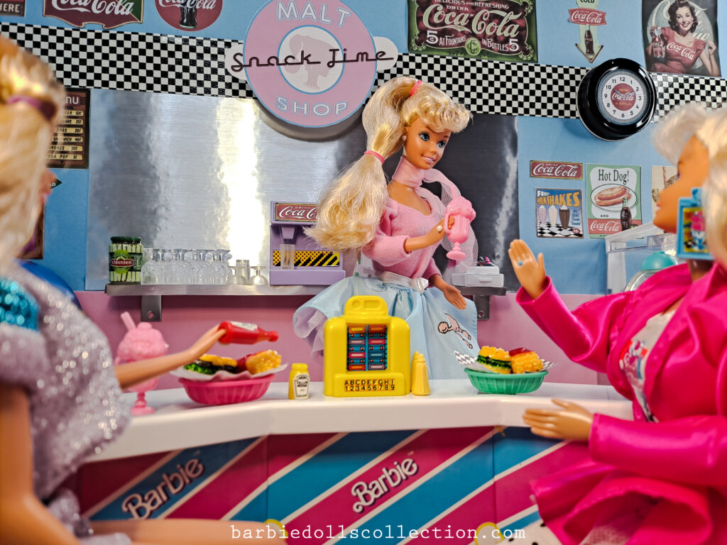 Barbie Malt Shop Diorama