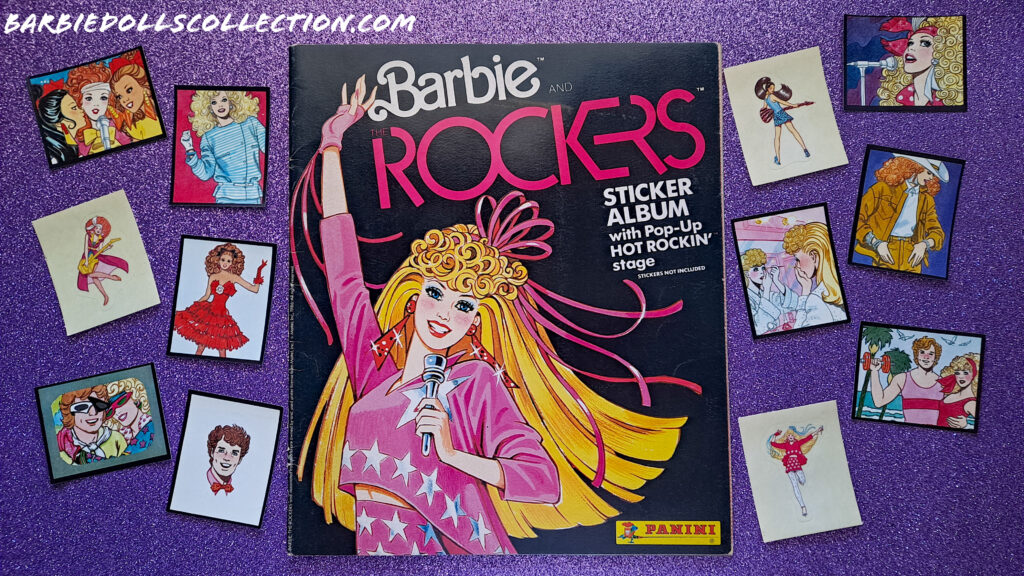 Barbie and The Rockers Sticker Album 1986
