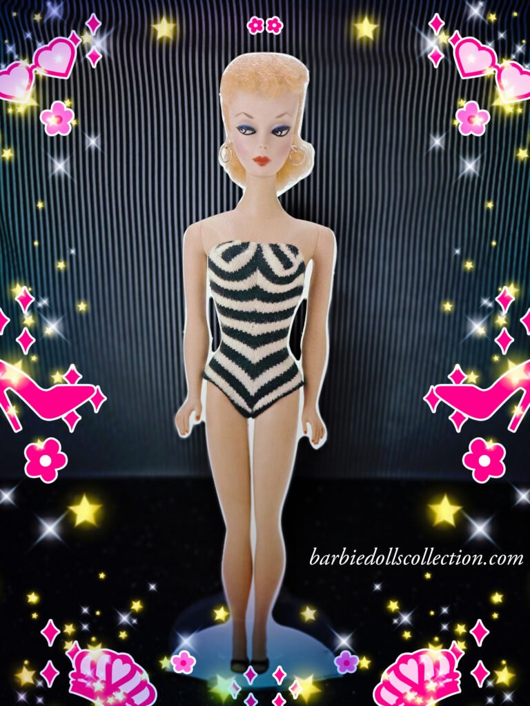 The 1959 Number One Barbie Paperdoll