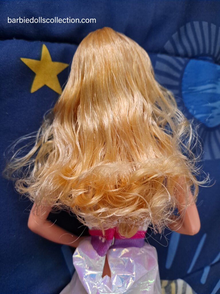 How to remove melted rubber from Barbie's hair?