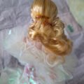 How to remove melted rubber from Barbie's hair?