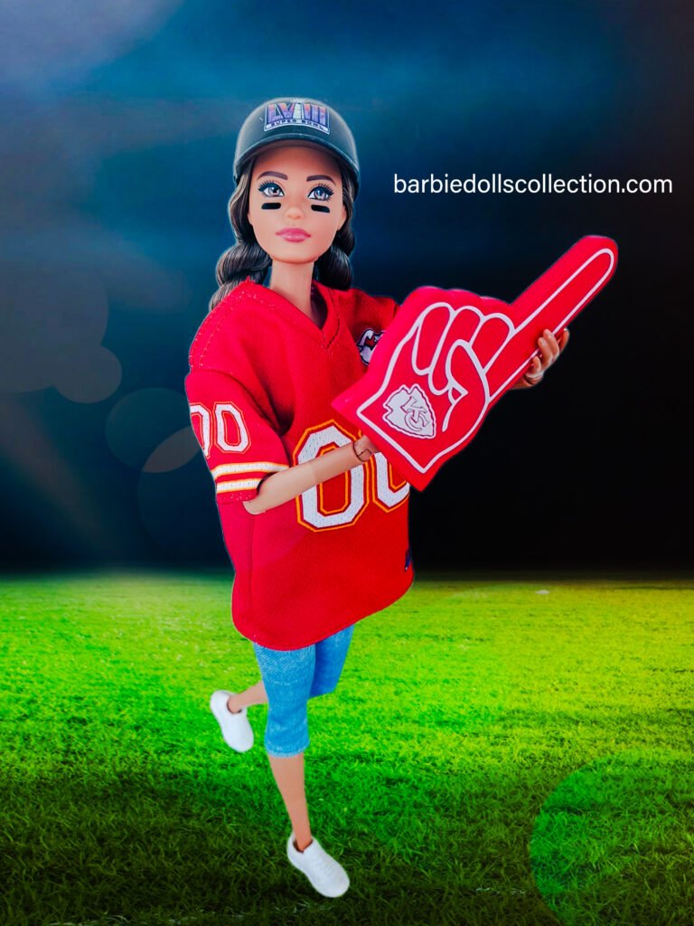 Barbie NFL Super Bowl LVIII Champion Doll Kansas City Chiefs