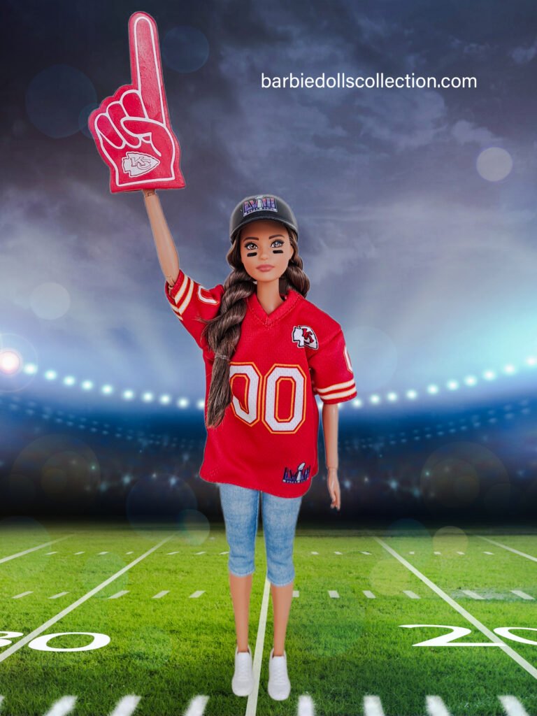 Barbie NFL Super Bowl LVIII Champion Doll Kansas City Chiefs