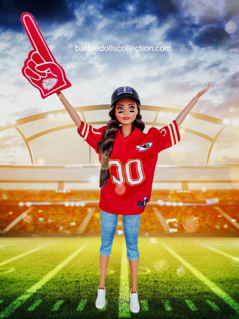 Barbie NFL Super Bowl LVIII Champion Doll Kansas City Chiefs