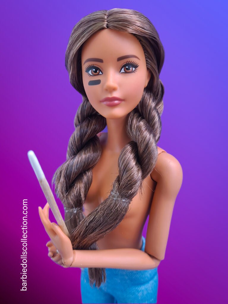 How I Removed Eye Black from My Super Bowl Barbie Doll