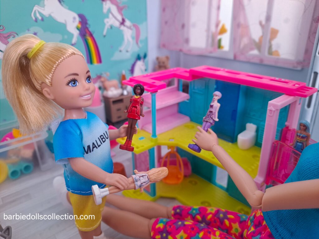 Chelsea And Barbie Dreamhouse Playtime Diorama