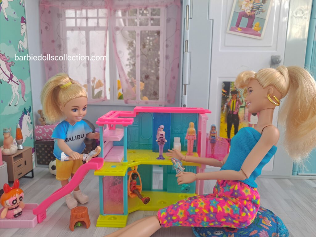 Chelsea And Barbie Dreamhouse Playtime Diorama