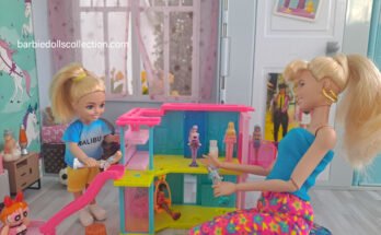 Chelsea And Barbie Dreamhouse Playtime Diorama