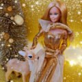 Golden Dream Barbie 1980 Christmas Photoshoot