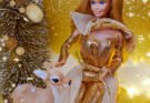 Golden Dream Barbie 1980 Christmas Photoshoot