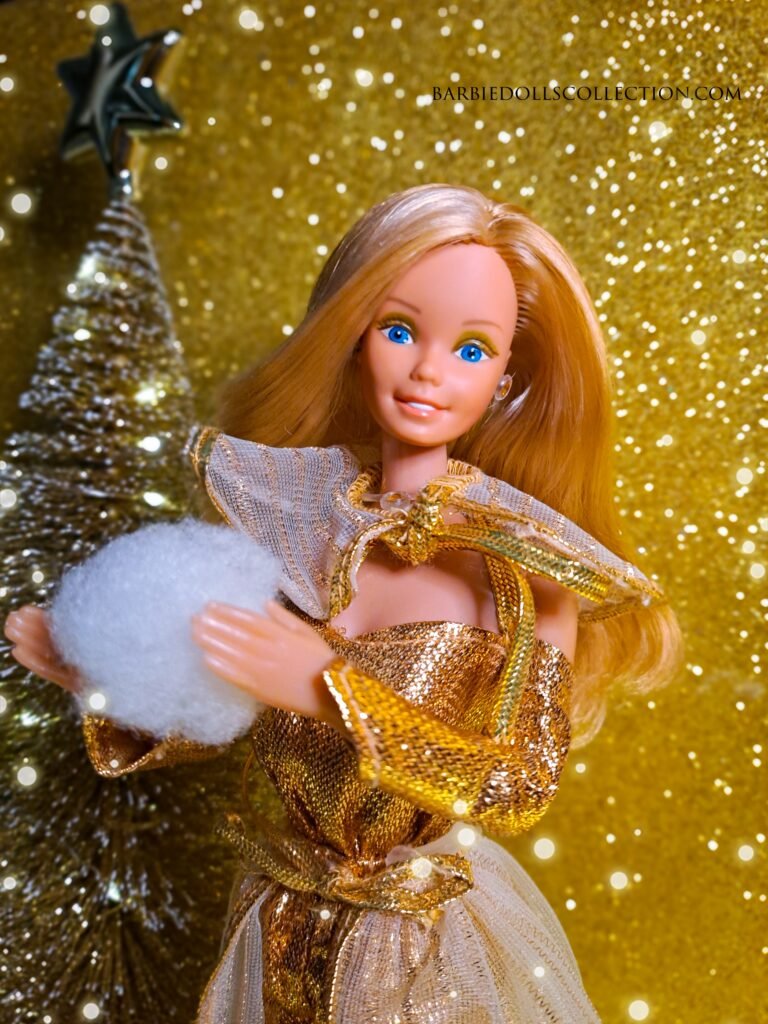 Golden Dream Barbie 1980 Christmas Photoshoot