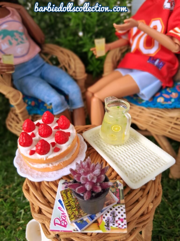 Barbie Spring Diorama: Backyard Fun with Friends