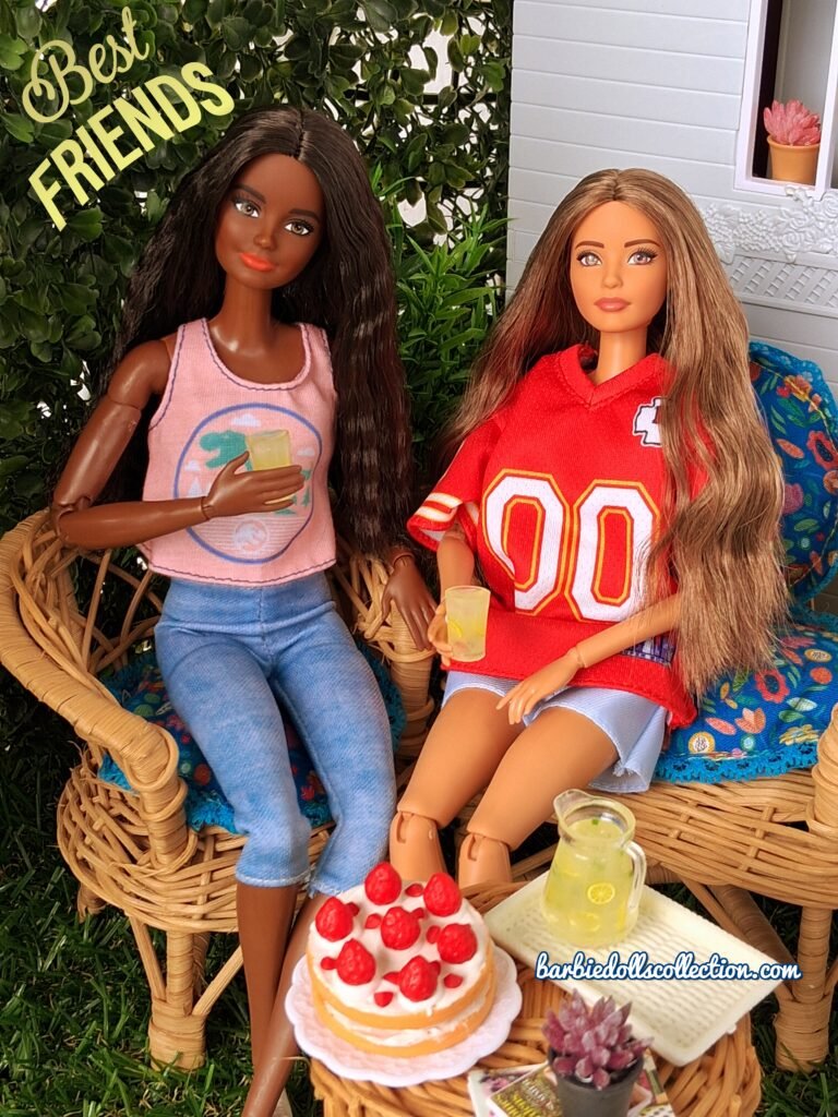 Barbie Spring Diorama: Backyard Fun with Friends