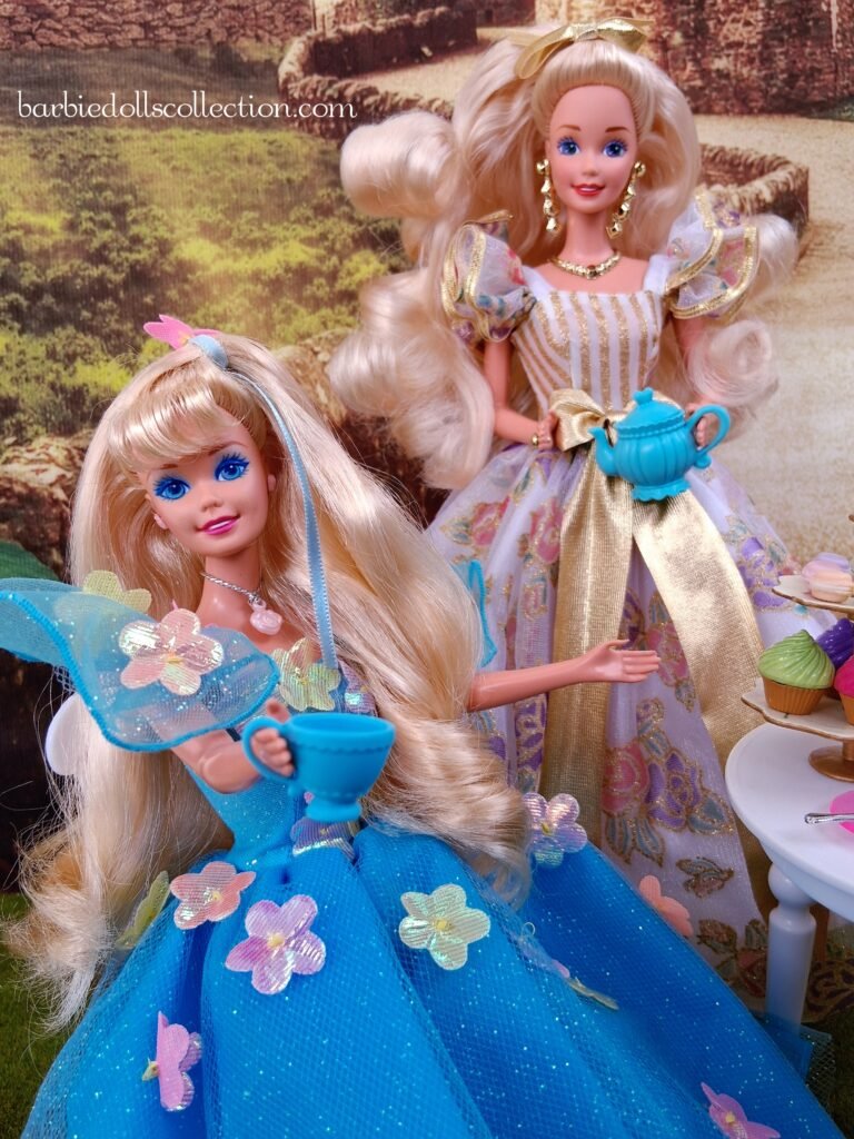 Spring Tea Barbie Diorama