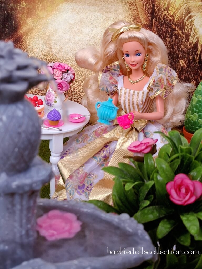 Spring Tea Barbie Diorama