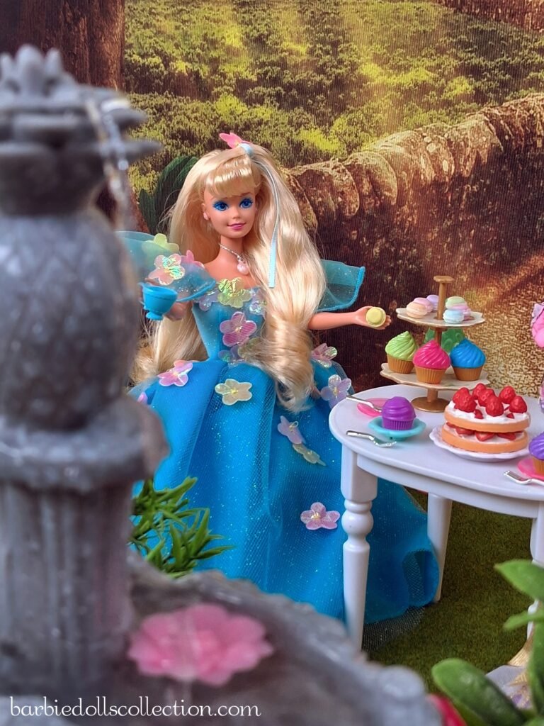 Spring Tea Barbie Diorama