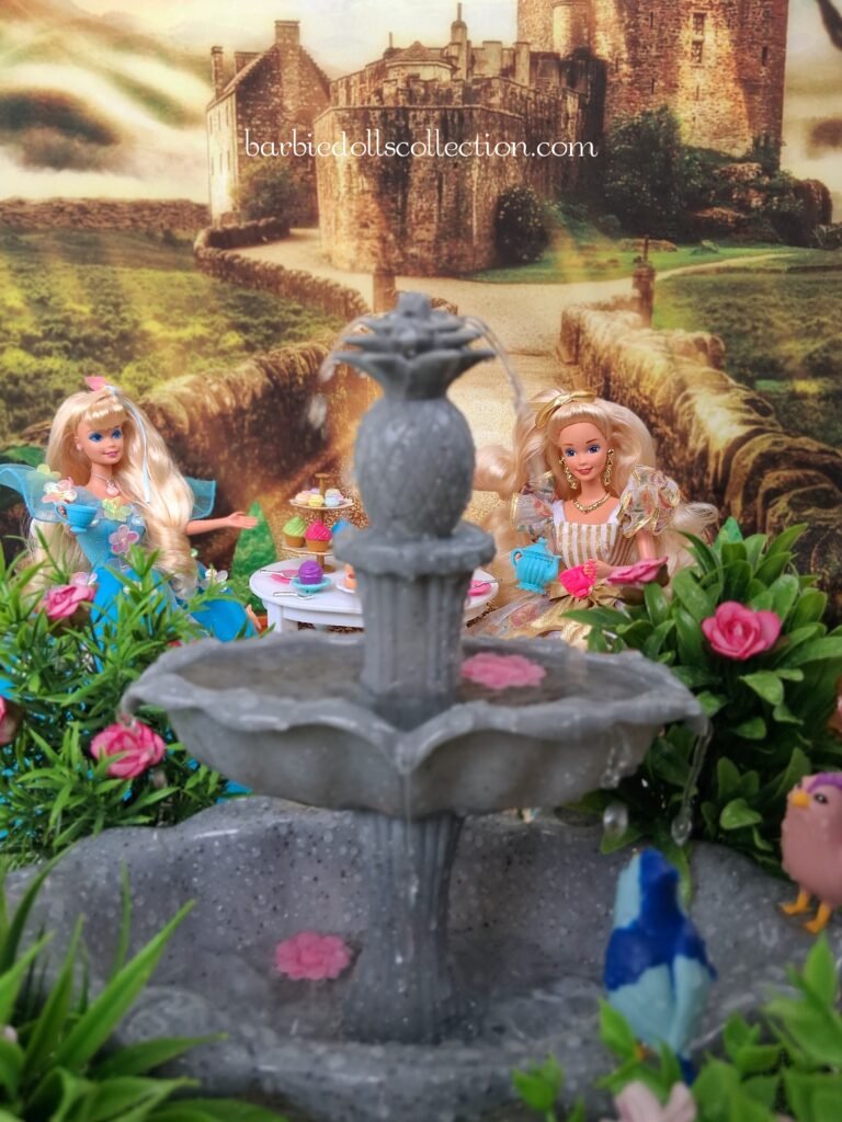 Spring Tea Barbie Diorama