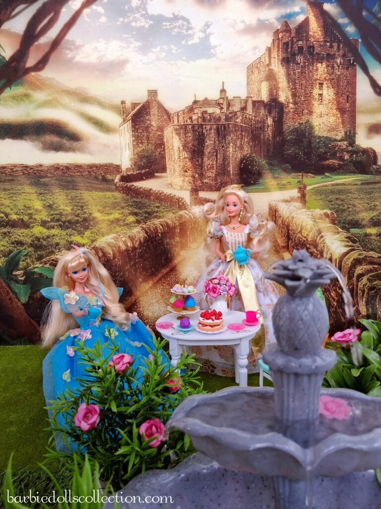 Spring Tea Barbie Diorama