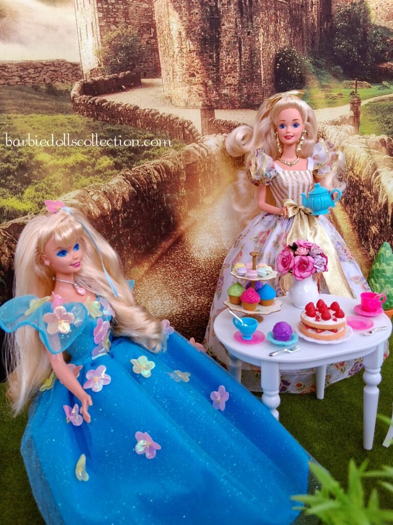 Spring Tea Barbie Diorama