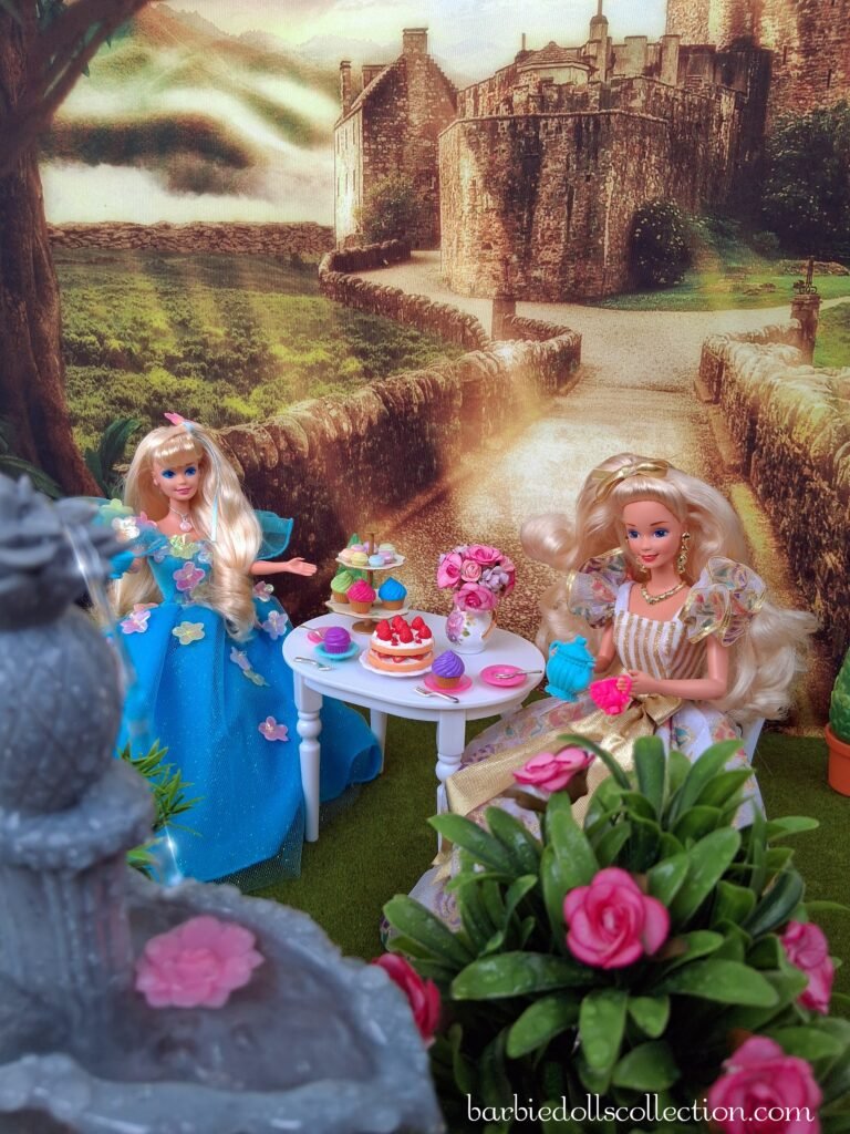 Spring Tea Barbie Diorama