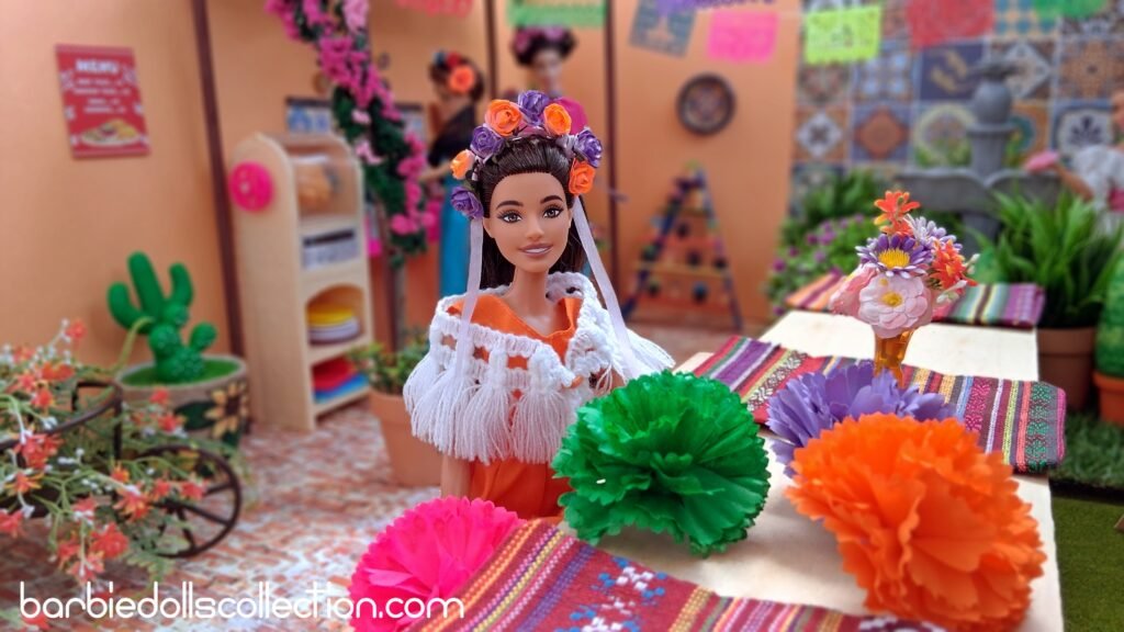 5 de mayo Barbie Diorama