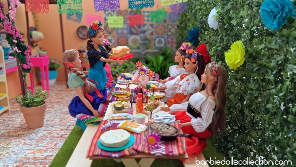 5 de mayo Barbie Diorama