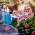 Spring Tea Barbie Diorama