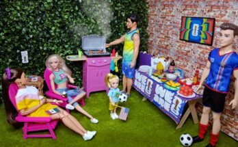 Barbie FIFA 2026 Watch Party Diorama
