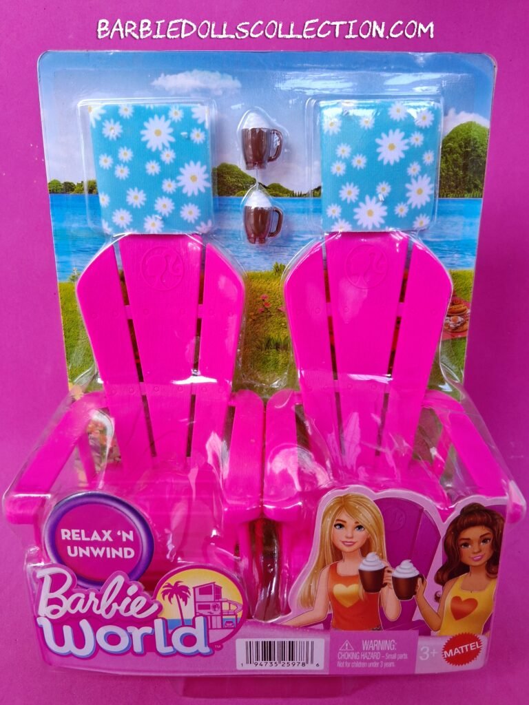 Barbie World Pink Chairs Playset