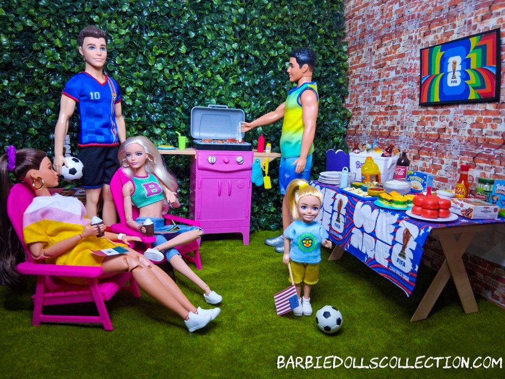 Barbie FIFA 2026 Watch Party Diorama