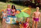 Vintage Barbie Summer Pool Party with Malibu Friends