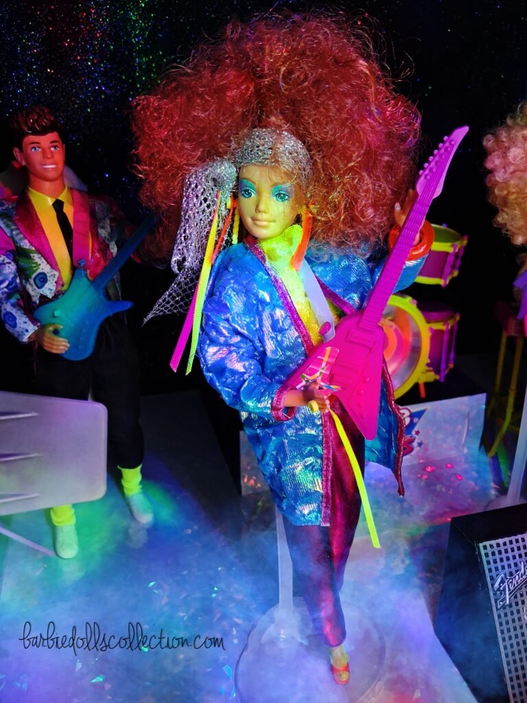 Diva of Barbie and The Rockers performing on stage