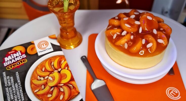 Mini Brands Create MasterChef Almond & Apricot Cheesecake