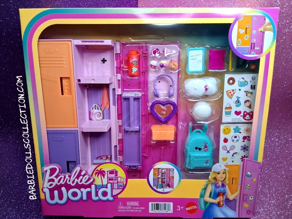 Barbie World School Locker Playset